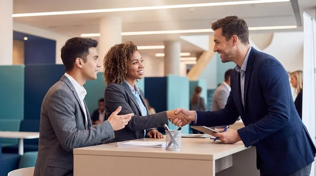 business meeting, handshake, collaboration, success, friends, boss, meeting, people, agreement, contract, negotiation, teamwork, office, professional, communication, interpersonal, positive, satisfaction, administration. How to test proposal software sales channels